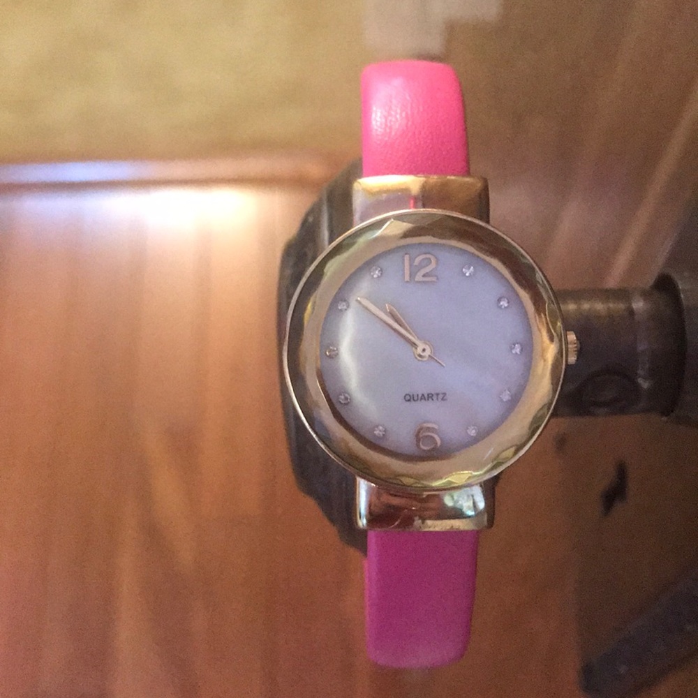 pink watch